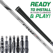 Assembled Fujikura Pro Black 60 Shaft with Adapter Tip and Grip