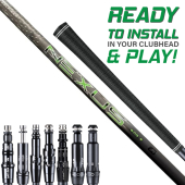 Assembled UST Lin-Q PowerCore White Shaft with Adapter Tip and Grip