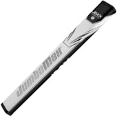 JumboFlat 13" Putter Grip - White, Black, & Silver