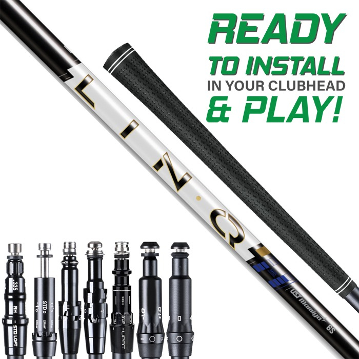 Assembled UST Lin-Q PowerCore Blue Shaft with Adapter Tip and Grip