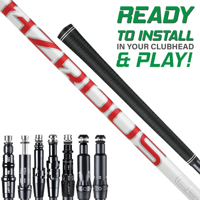 ハーランド　オートグラフ HZRDUS Red CB 4.0 Wood Shaft assembled w/ Adapter Tip & Grip