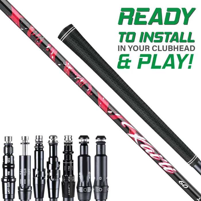 Shaft Driver Kai'li Red 60R Graphite - Adaptateur Taylormade - Occasion
